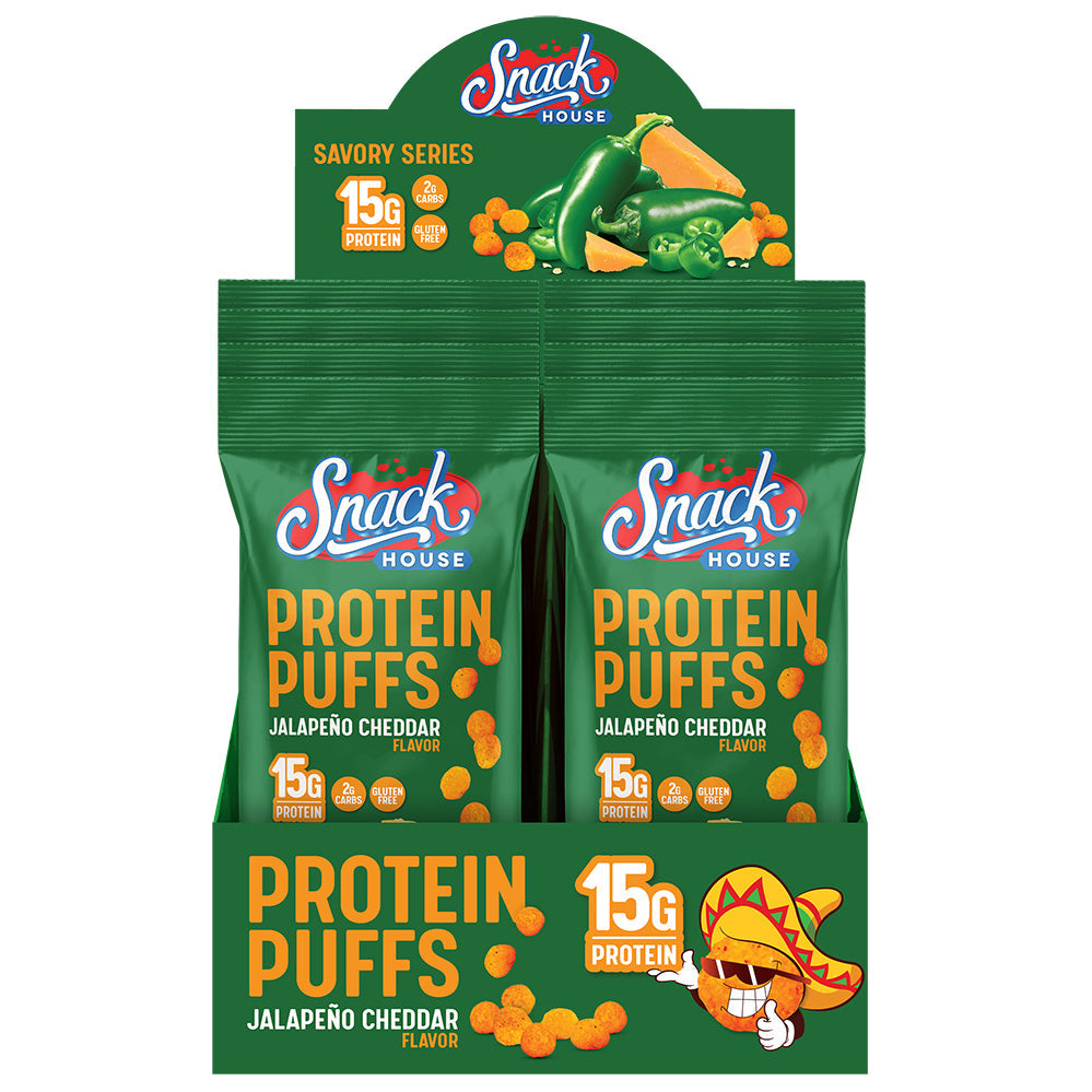 Jalapeño Cheddar Puffs Single Serving - 8-Pack Box